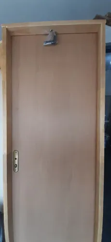 Porta madeira imbuia completa nova 