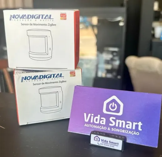 Sensor de Movimento Zigbee - Nova Digital