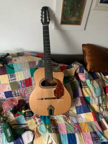 Violão 7 cordas de aço Manouche 