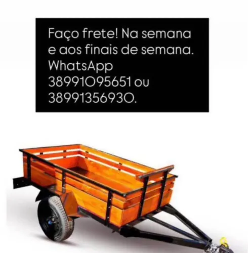 Faço frete carretinha de carro 