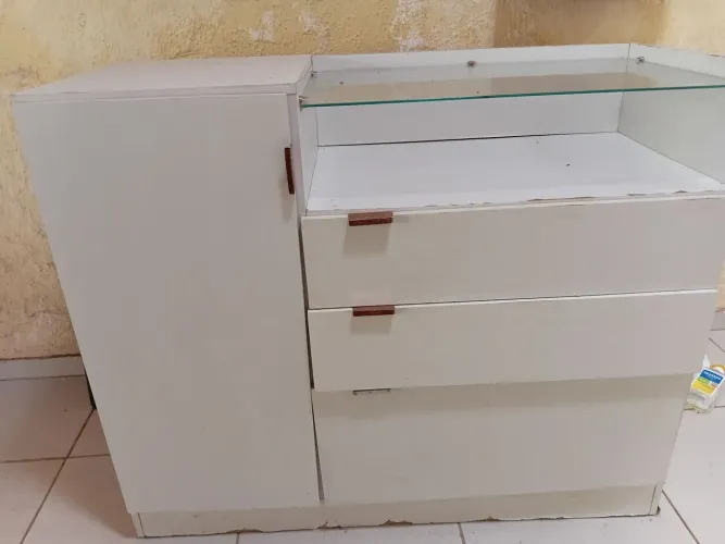 Cômoda branca 100% mdf