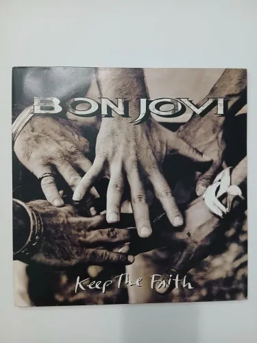 Lp bon jovi " keep the faith" usado