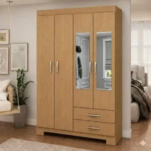 Guarda Roupa Moscou com Espelho