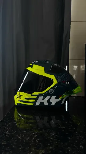 VENDO CAPACETE KYT TT COURSE + AEROFÓLIO