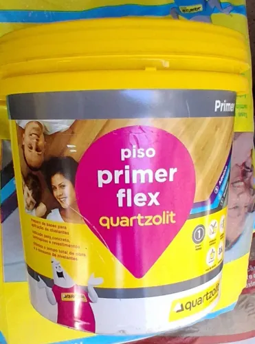 Primer Acrílico Quartzolit Piso Laminado e Vinílico Flex 3,6L, lacrado. 