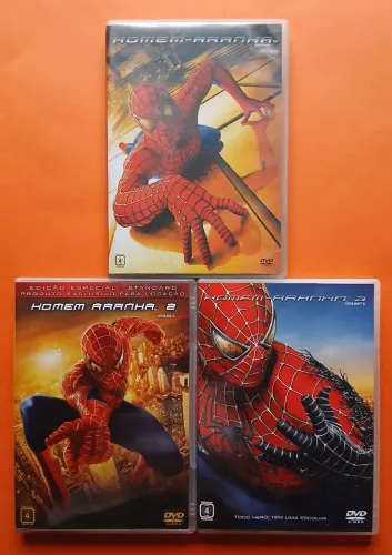Dvd Trilogia Homem Aranha - Sam Raimi