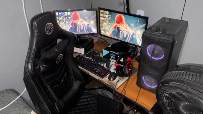 PC Gamer i5-10400F + GTX 1060 5GB + 16GB + 1,5TB + 2 Monitores + Cadeira
