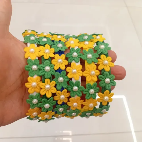 Tiara Copa do Mundo Cores Verde, Amarelo, Azul e Branco- Venda por Unidade