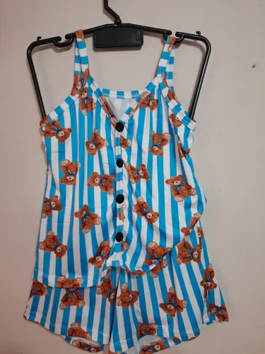 Pijamas azul de ursinho