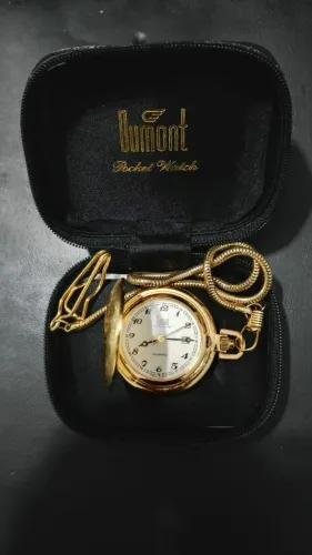 Relógio de Bolso Masculino DUMONT POCKET MATCH NOVO