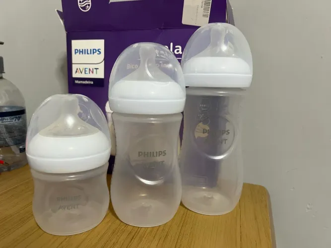 Kit 3 Mamadeiras Pétala 125/260/330ml Philips Avent