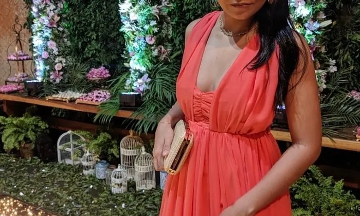 Vestido longo festa