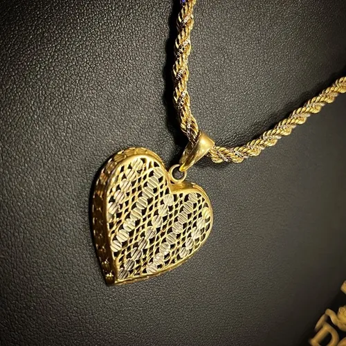Conjunto Feminino em 2 tons de Ouro 18k