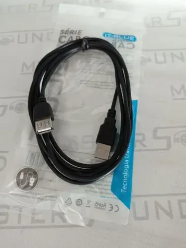 Cabo extensor usb, macho X fêmea.novo.