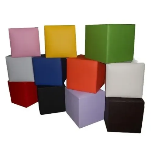 Puff Quadradados Várias Opções de Cores. Produto Novo Direto de Fábrica P/Sua Casa.