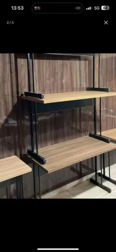Mesas reta sem gaveta 120x60 direto da fábrica, material de ótima qualidade promoção