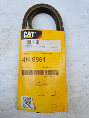 Trator esteiras caterpillar correia compressor ar condicionado nova original 4N9891