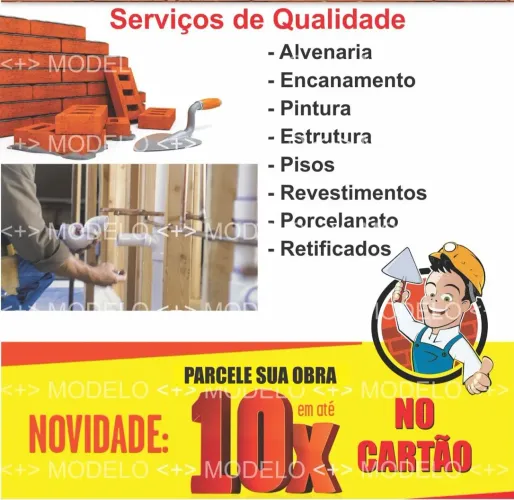 Do Alicerce ao acabamento pode chamar!