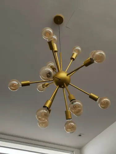 Lustre pendente Sputinik com 14 Lâmpadas em LED