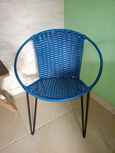 Cadeira ferro antiga 