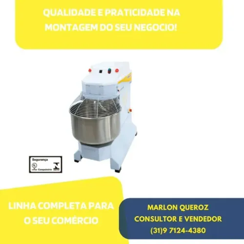 Amassadeira Espiral 25 Quilos Venâncio Nova