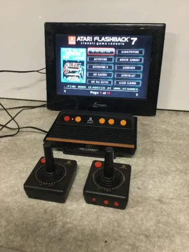 Console Atari Flashback 7 Completo Original Controles Sem Fio 101 Jogos