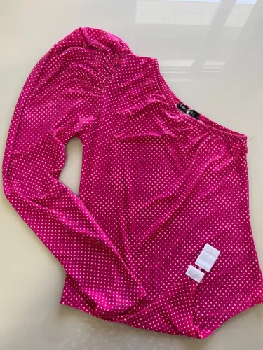 Body rosa feminino novo M
