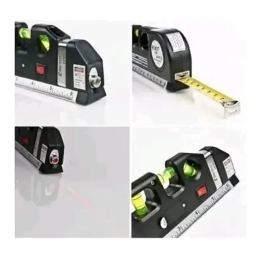 Nível Laser 3 Linhas Cruz Trena Régua Nivelador Profissional