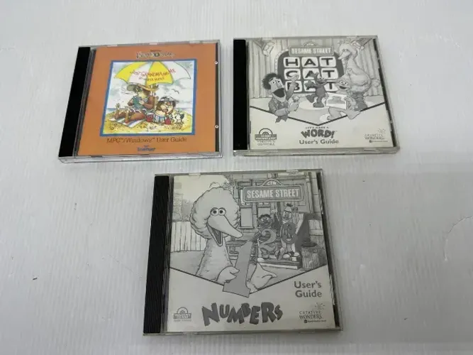 3 Jogos Infantis Creative Sound Blaster Sesame Street Ms-dos (Usado)