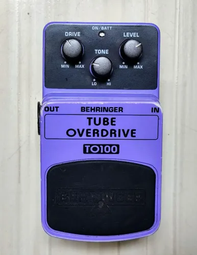 Pedal Tube Overdrive Behringer