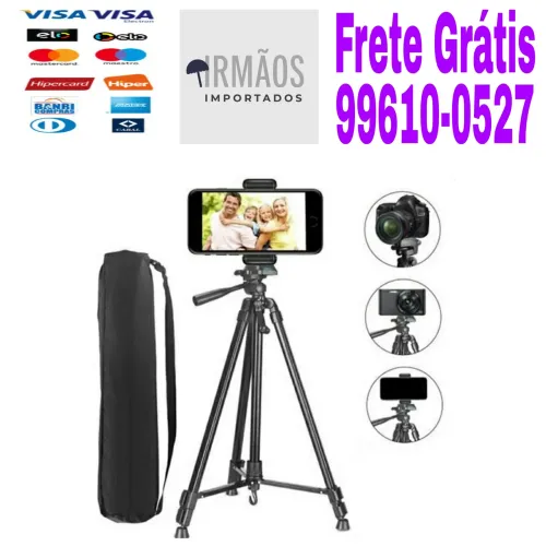 Tripé para Celular e Câmera 1.80cm