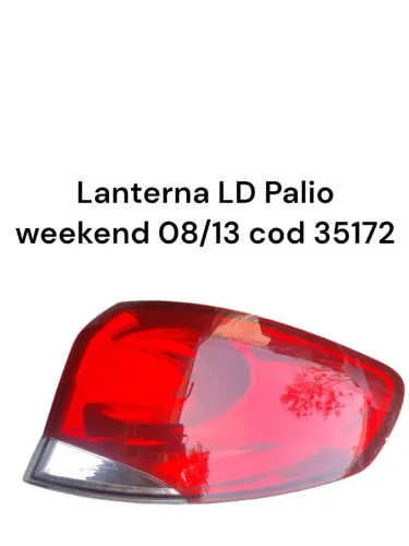 Lanterna Traseira LD Palio Weekend 08/13