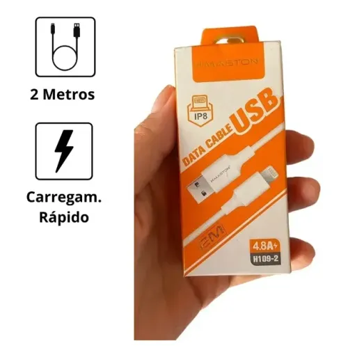 Cabo Carregador 2m IP8 Iphone