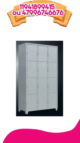 guarda volume de 12 portas