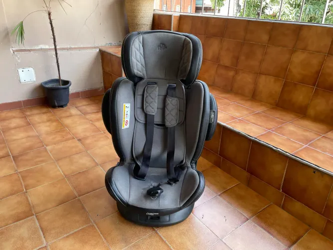 Cadeira p/ Carro Softfix de 0 a 36 kg cinza - Multikids - Usada