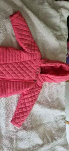 Casaco Rosa Bebê - Tamanho 1 ano