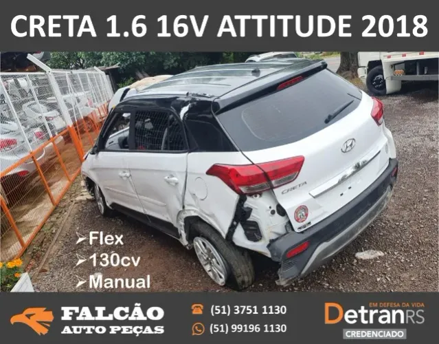 PEÇAS EM GERAL HYUNDAI CRETA 1.6 2018