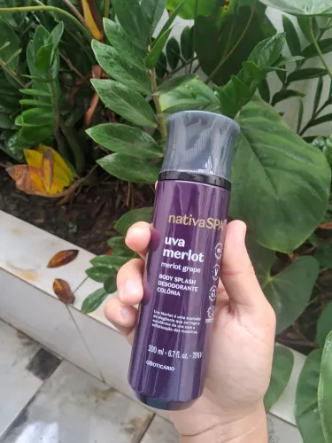 Body Splash Desodorante Colônia Uva Merlot Nativa SPA