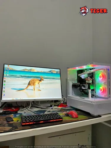 Pc gamer completo com garantia/ R7 5700G/ RX 7600 RODA TUDO