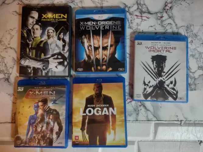 Coleção Blu-ray Wolverine + Logan + DVD X-MEN