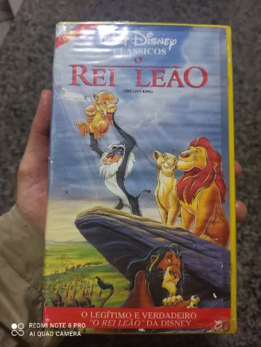 Combo VHS Disney -  Rei Leão 1 & 2 (Abril Vídeo e Disney home vídeo)