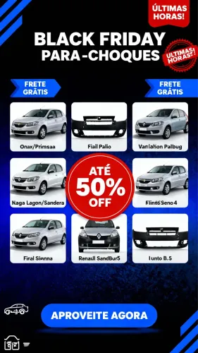 Pára-choque dianteiros vários carros