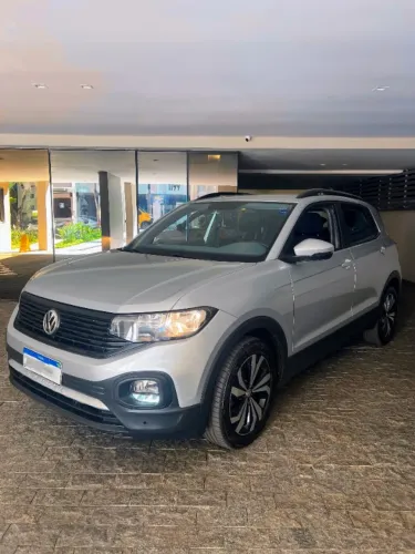 VOLKSWAGEN T-CROSS 2021 1.0 200 TSI FLEX AUTOMÁTICO COM 27 MIL KM