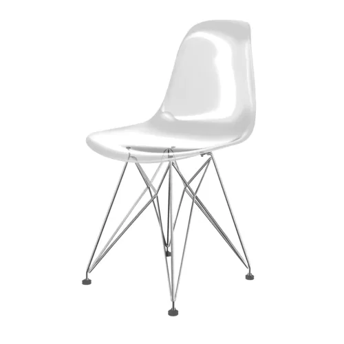 Cadeiras transparentes estilo Eames - modernas e elegantes