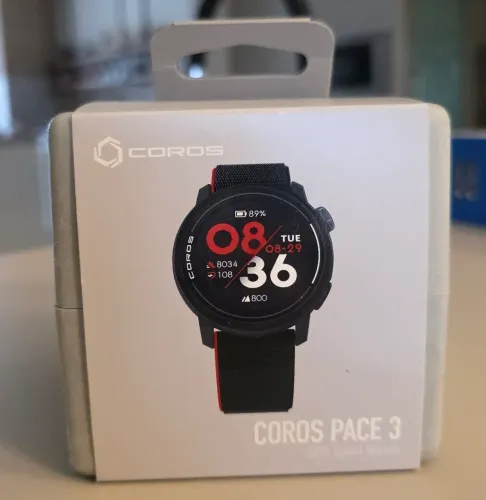 Coros PACE 3 Preto - Pulseira Nylon (COM BRINDE)