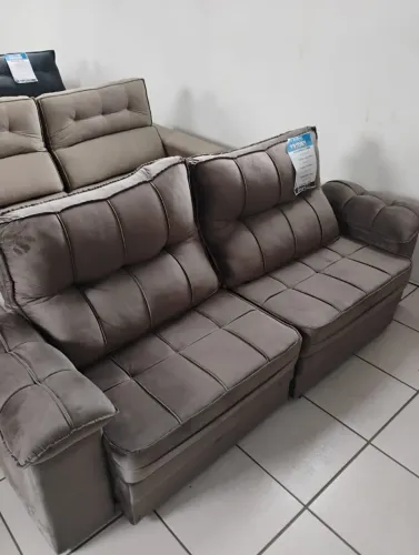 Sofá Retrátil Premium Para 4 Pessoas