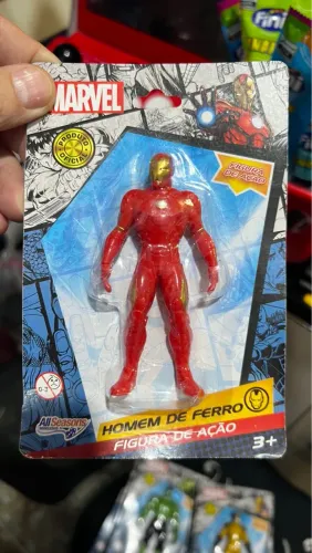 Action Figure Homem de Ferro Marvel - Figura de Ação 9,5cm