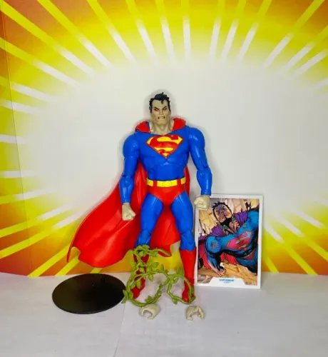 Superman Angry Laser Gold Label Mcfarlane
