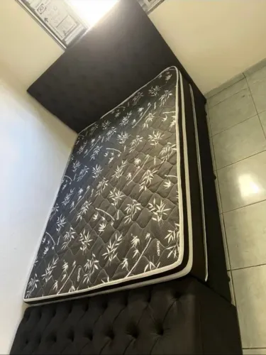 CAMA CASAL BOX CONJUGADA COM CABECEIRA