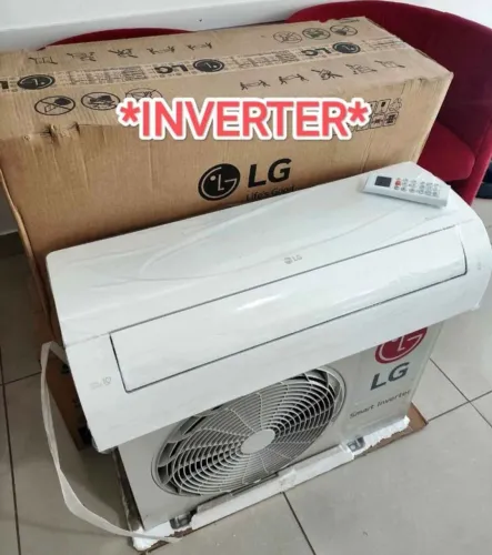Ar Split LG Dual Inverter 24000 BTUs + Novo + Nota + Garantia+ Cartão 12x!!
